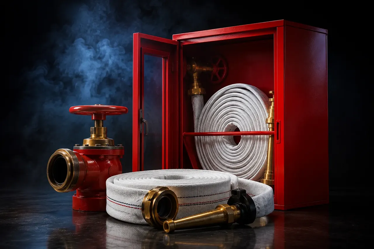 Componentes profesionales de equipamiento contra incendio