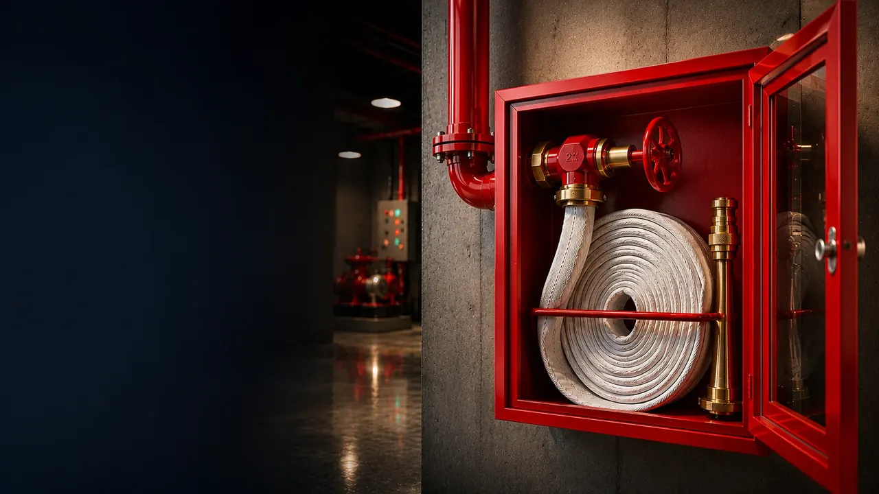Gabinete para manguera de incendio
